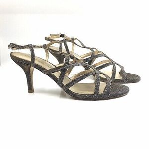 Stuart Weitzman 9 Turning Up Pyrite Nocturn Heels